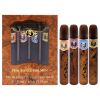 Cuba by Cuba for Men - 4 x 0.17 oz Mini Gift Set Cuba Gold Splash , Cuba Red Splash, Cuba Blue Splash, Cuba Orange Splash
