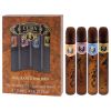 Cuba by Cuba for Men - 4 x 0.17 oz Mini Gift Set Cuba Gold Splash , Cuba Red Splash, Cuba Blue Splash, Cuba Orange Splash