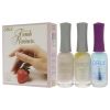 The Original French Manicure Kit Pink by Orly for Women - 4 Pc Kit 0.3oz Top2 Botton Base Coat Plus Topcoat, 0.3oz Nail Lacquer - White Tips