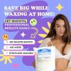 Wax Beans 1.76lbs Made in Italy Hard Wax Beads for Women and Men White Hot Wax for Brazilian Body Legs Eyebrows Face Lips Armpits