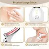 Facial Massager Neck Facial Beauty Device 3 Color EMS Microcurrent Skin Rejuvenation Massagers Lifting Tighten Skin Care Tool Anti Wrinkle Double Chin